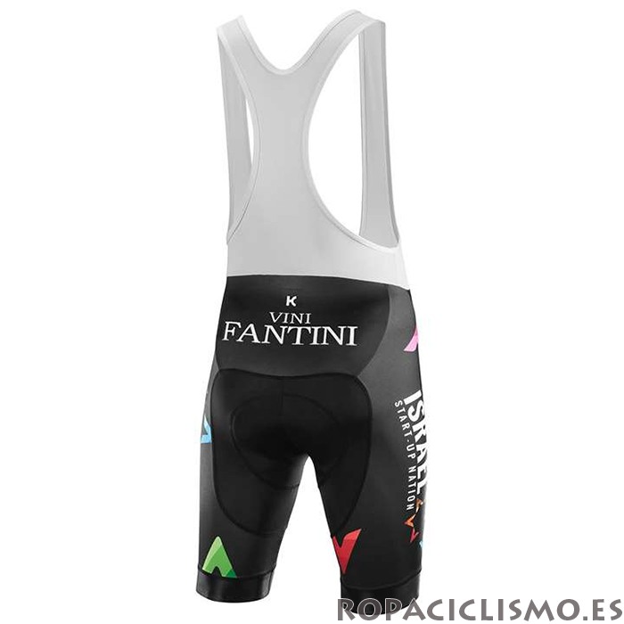 2020 Maillot Israel Cycling Academy Tirantes Mangas Cortas Campeon Israele